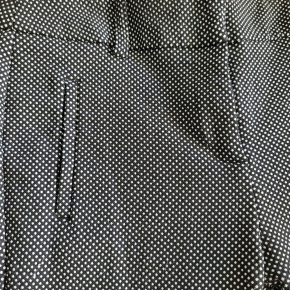 Chocolate black and white polkadot dress pant size medium - Picture 4 of 6